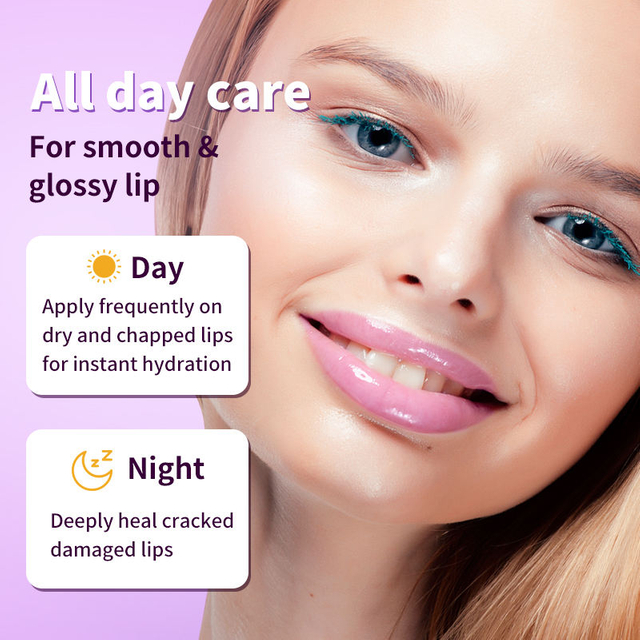 Tùy chỉnh Dầu Argan Hữu Cơ Vegan Peptide Highshine Dưỡng Ẩm Làm Sáng Da Dưỡng Nhãn Hiệu Riêng Sửa Chữa Chăm Sóc Môi Dầu Môi