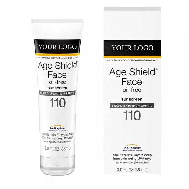 Nhãn hiệu riêng Kem chống nắng tự nhiên Kem dưỡng ẩm SPF 110 Kem dưỡng ẩm Kem chống nắng hữu cơ làm trắng