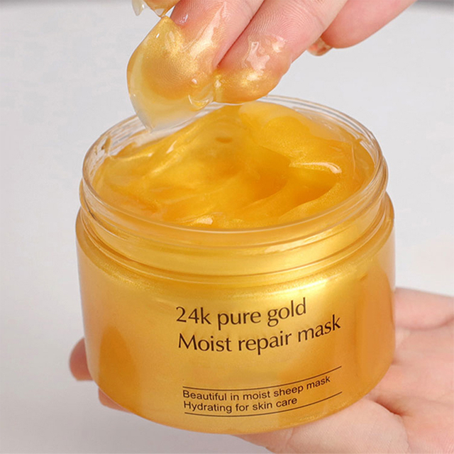 Mặt nạ ngủ vàng 24K nhãn hiệu riêng