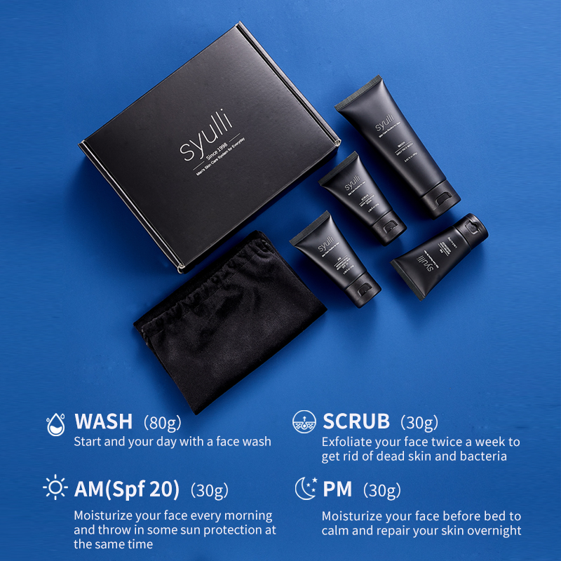 Nhãn Hiệu Riêng Bộ Điều Trị Mụn Hữu Cơ Tự Nhiên Vệ Sinh Hàng Ngày Dưỡng Ẩm Chống Ance Bộ Chăm Sóc Da Nam Quà Tặng & Bộ Du Lịch